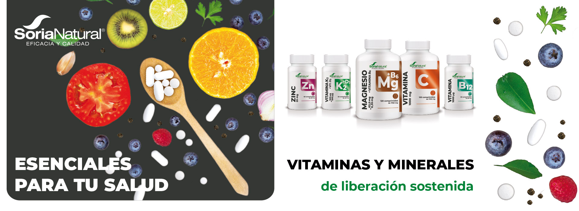 Soria Natural - Vitaminas y Minerales esenciales - del 1 al 15 de mayo